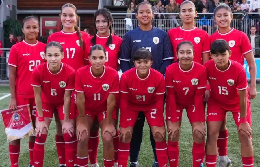 Foto Timnas Putri Indonesia.