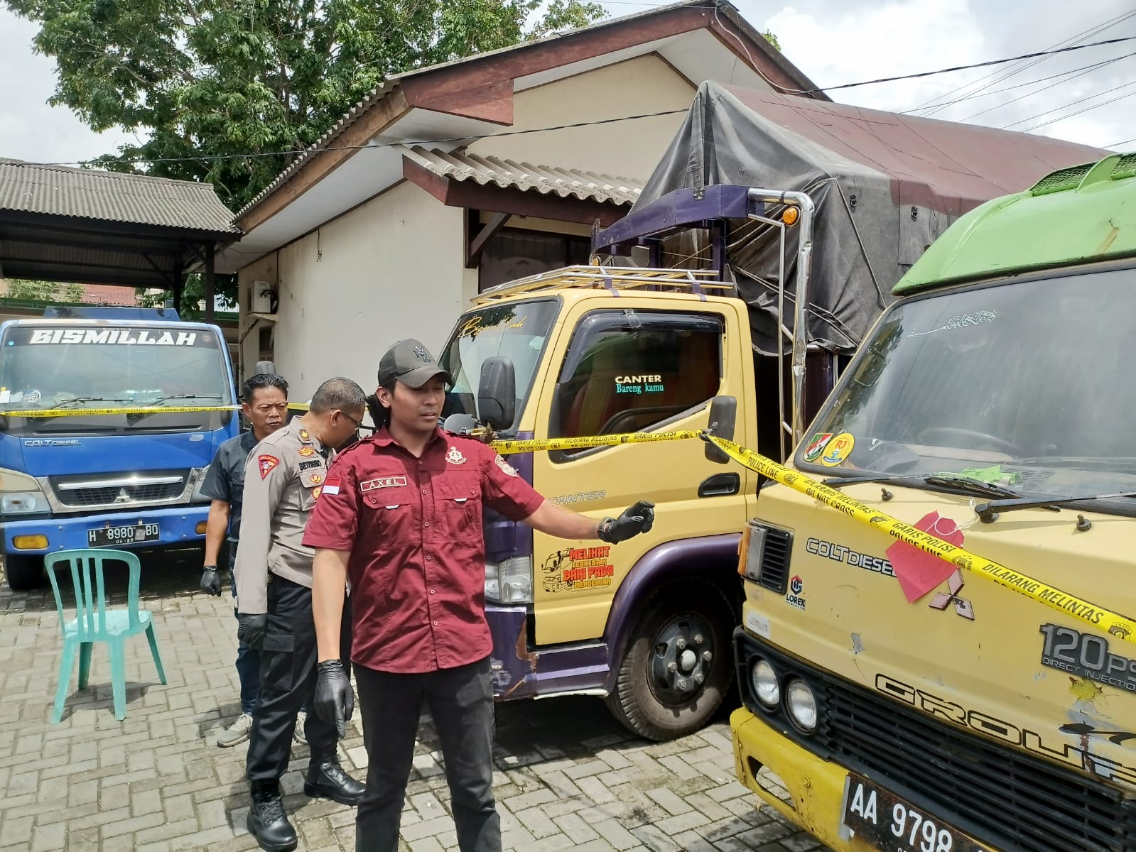 TINDAK TEGAS : Jajaran Satreskrim Polres Kebumen merilis pengungkapan kasus penyalahgunaan BBM bersibsidi jenis bio solar.