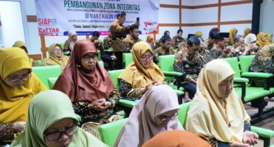 KOMITMEN - Rapat penguatan pembangunan zona Integritas menuju WBK MAN 2 Kulon Progo baru-baru ini  (Doc MAN 2 Kulon Progo untuk Radar Jogja)