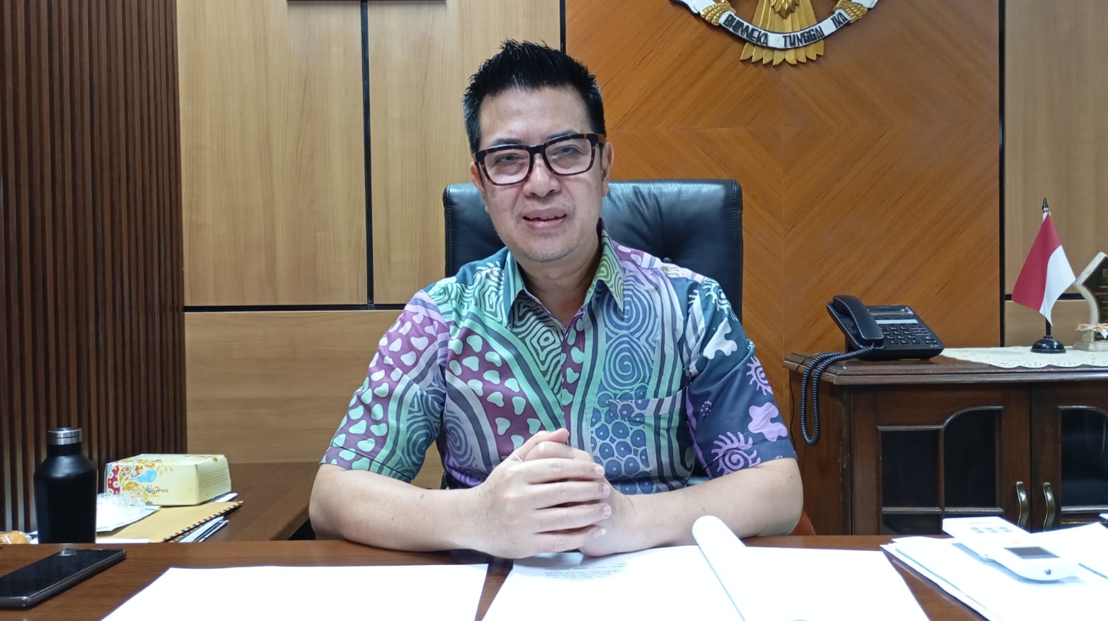 Wakil Ketua I DPRD Kota Jogja Sinarbiyat Nujanat.  (IWAN NURWANTO/Radar Jogja)