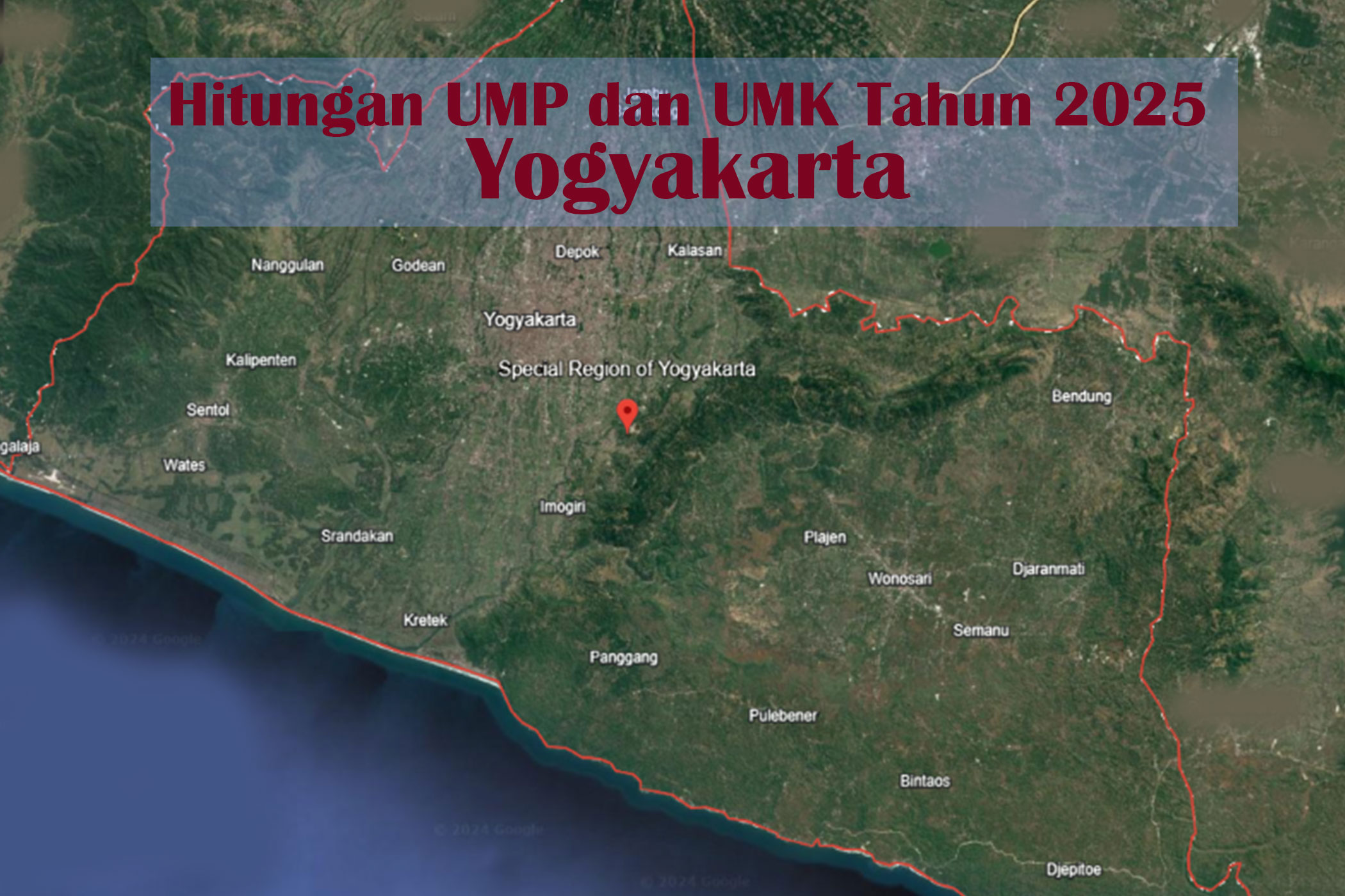 Hitungan UMP dan UMK tahun 2025 di DIY.