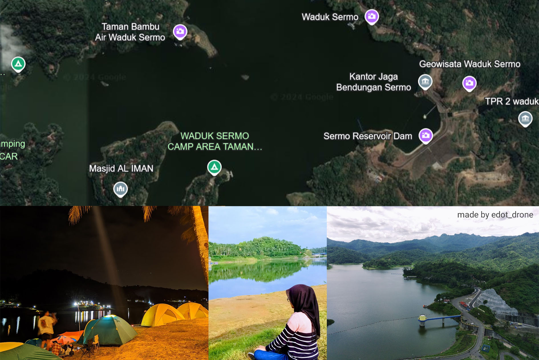 Wisata Waduk Sermo Kabupaten Kulon Progo, DIY.