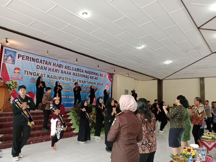 Peringatan Hari Anak di Kabupaten Sleman pada Agustus lalu