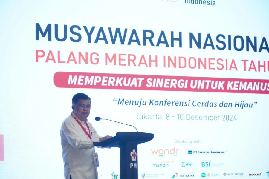 Jusuf Kalla saat berada di Musyawarah Nasional.