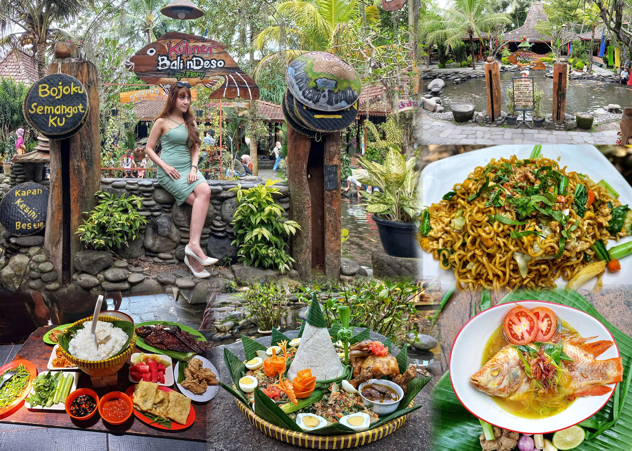 Kuliner Bali nDeso Kampung Flory Jogja.