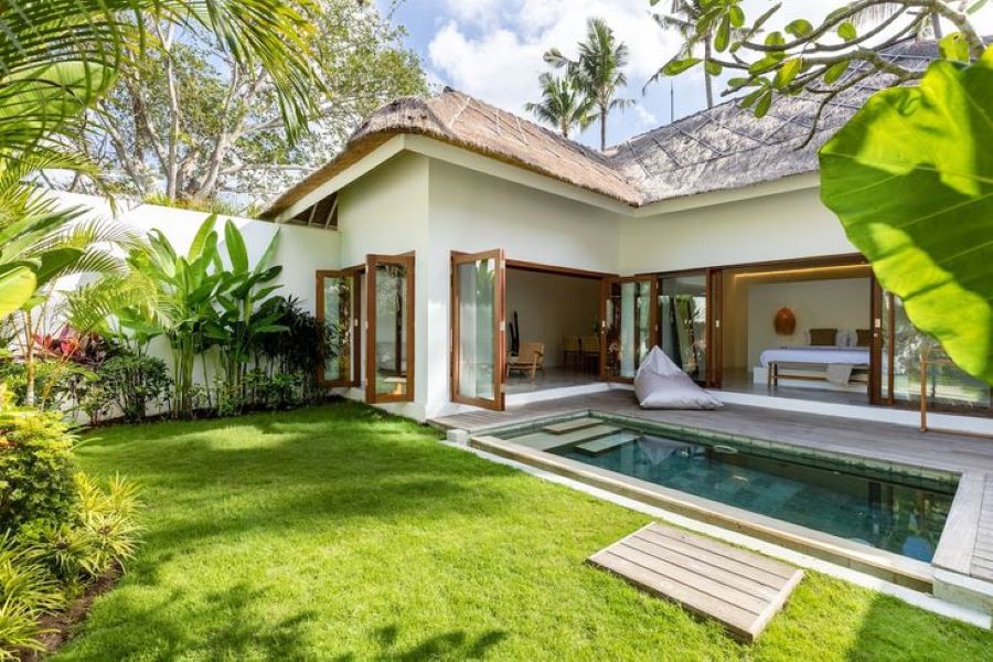 Ilustrasi villa.