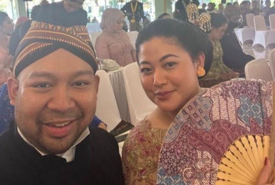 Potret Pinka bersama Didit Prabowo.