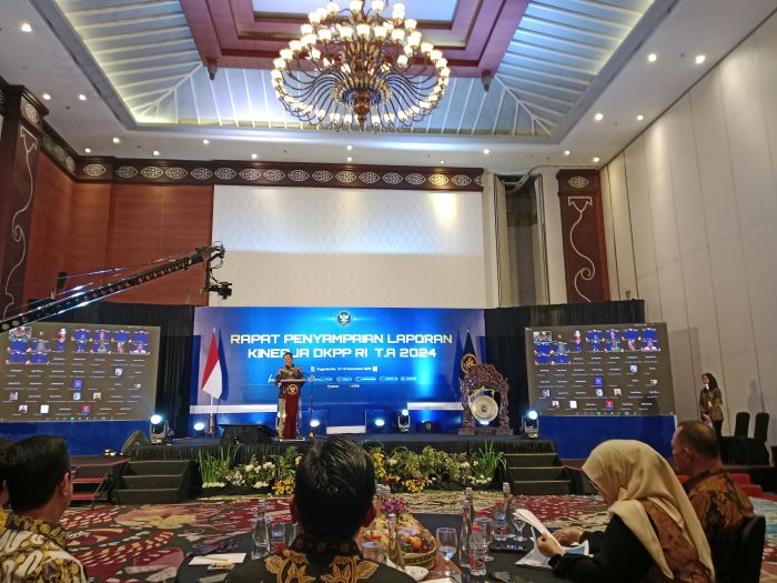 TRANSPARAN: Kegiatan penyampaian laporan kinerja oleh Dewan Kehormatan Penyelenggara Pemilu (DKPP).