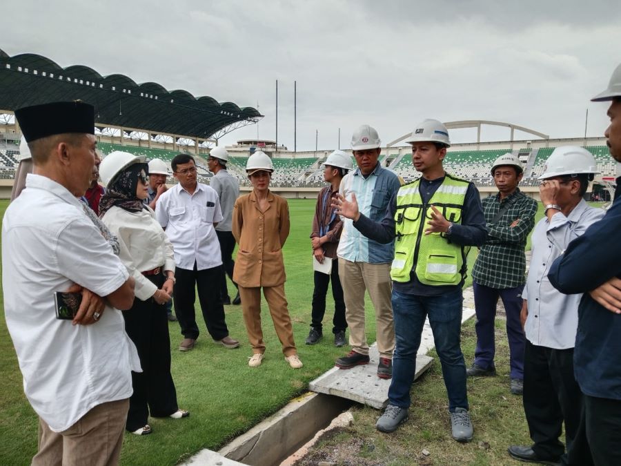 Kunjungan DPRD Sleman Komisi B, C, dan D di Stadion Maguwoharjo