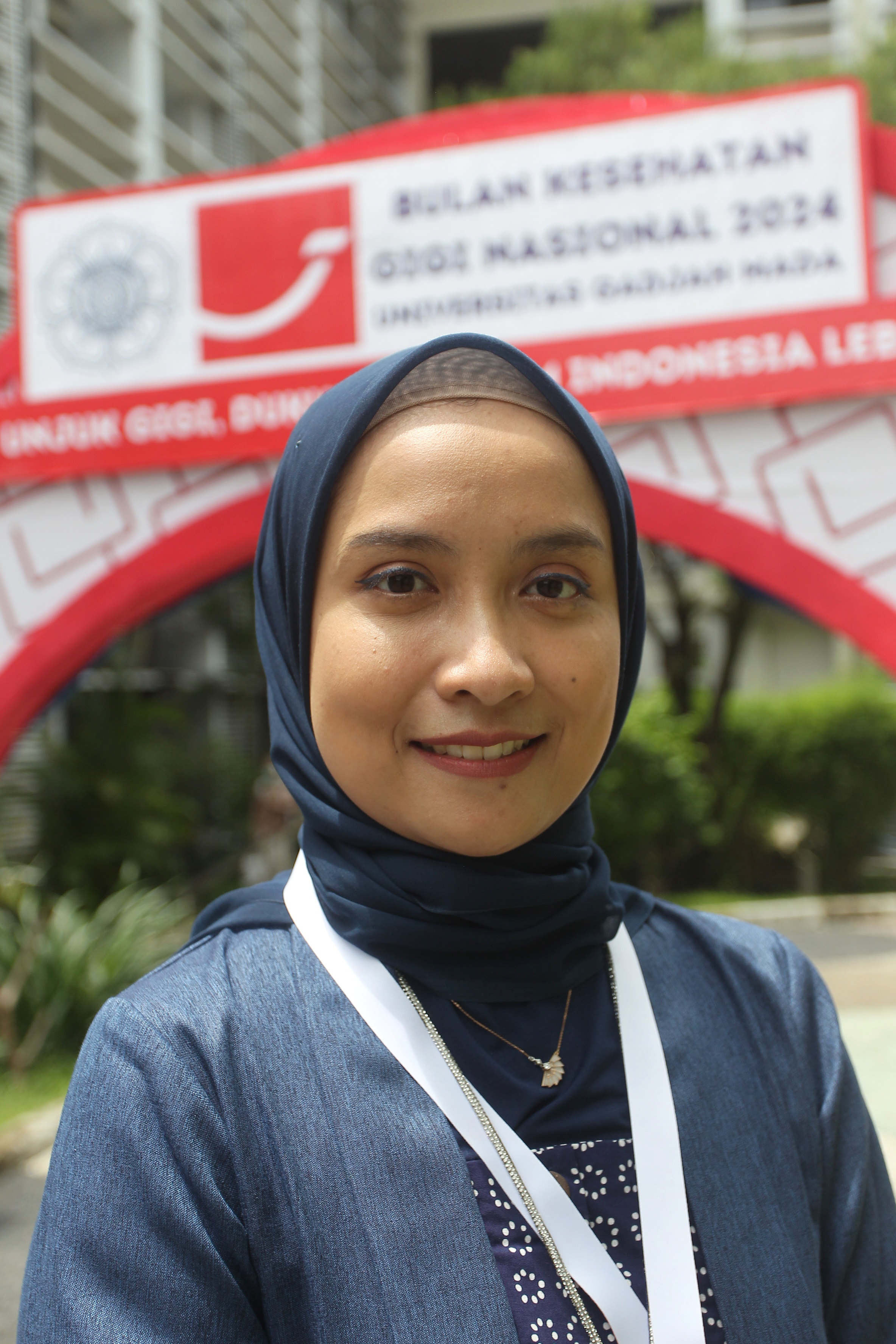 Dosen Fakultas Kedokteran Gigi (FKG) Universitas Gadjah Mada (UGM) sekaligus ketua pelaksana Bulan Kesehatan Gigi Nasional (BKGN) UGM 2024 drg Silviana Farrah Diba
