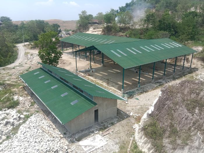 TIDAK TEPAT WAKTU: Progres pembangunan ITF Bawuran terbaru yang diklaim sudah mencapai 70 persen. Sebelumnya pembangunan ini dijadwalkan dan selesai pada Mei.