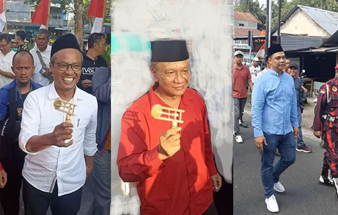 DARI KIRI: Wahyudi Anggoro Hadi, Untoro, Untoro Hariadi dan Rony Wijaya Indra Gunawan.