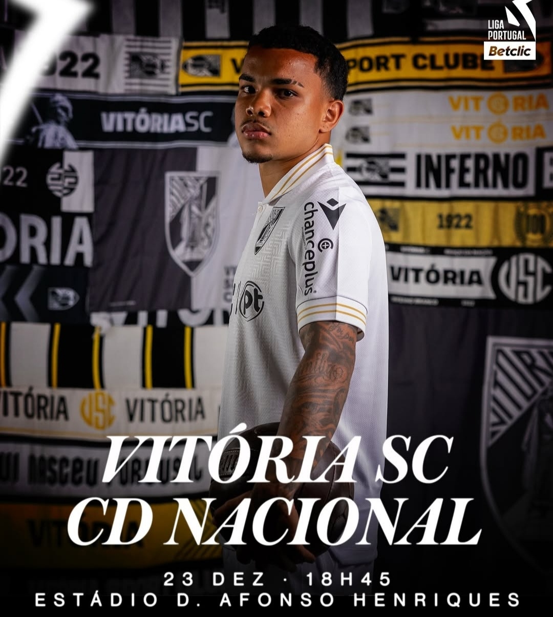 Vitoria de Guimaraes incar tiga kemenangan beruntun di kandang saat menjamu Nacional dalam lanjutan Primeira Liga (vitoriasc_oficial)