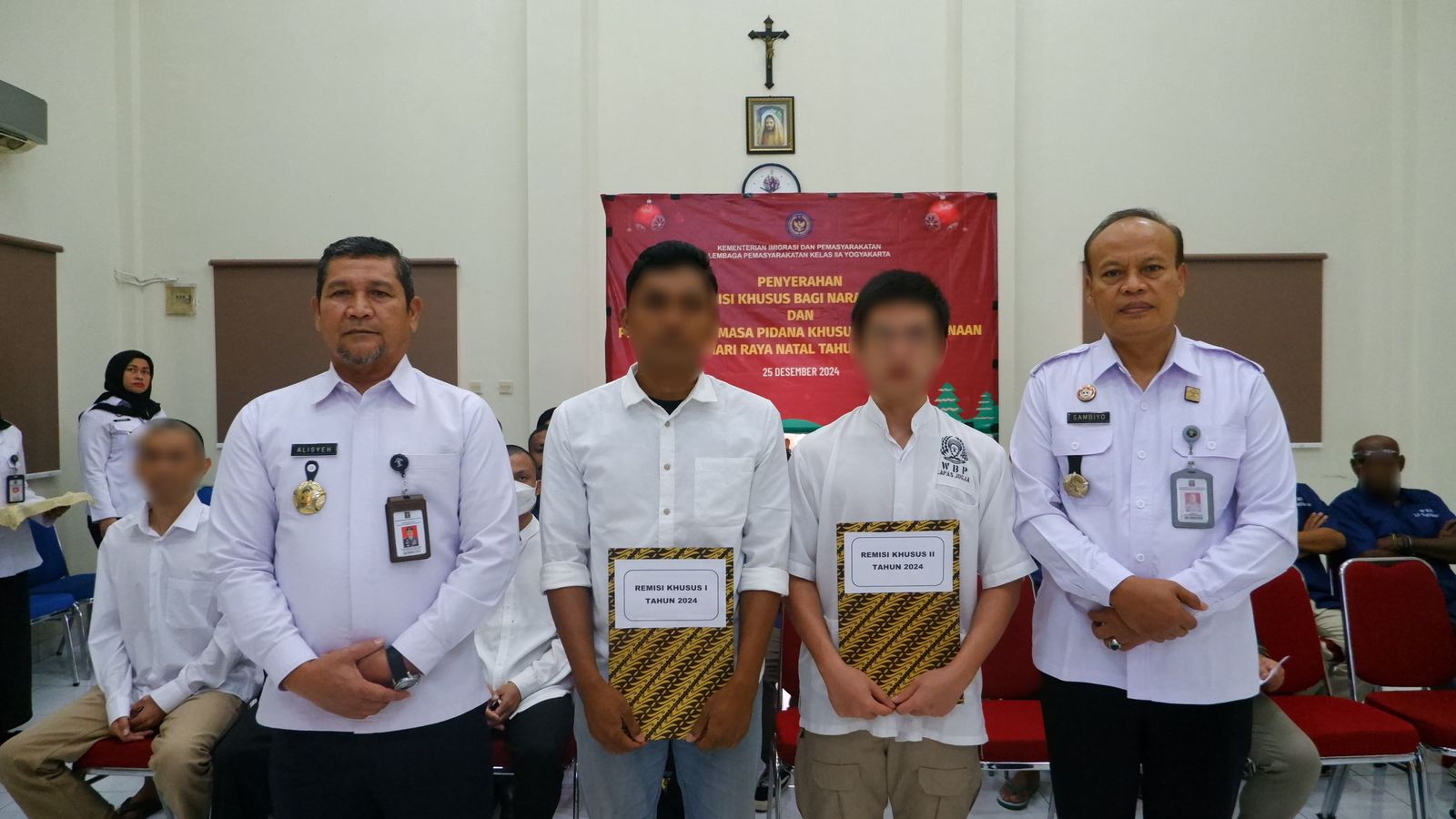 111 Warga Binaan Permasyarakat di DIJ mendapat Remisi Khusus Hari Raya Natal