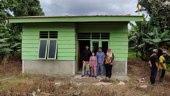 MIGRASI: Sejumlah transmigran yang sudah diberangkatkan Disnakertrans Bantul ke Pulau Sulawesi.