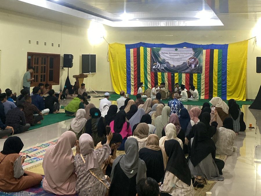 DUA DASAWARSA: Malam renungan peringatan 20 tahun tsunami Aceh yang digelar Taman Pelajar Aceh Jogjakarta di Bale Gadeng, Gondokusuman, Jogja, tadi malam (26/12).