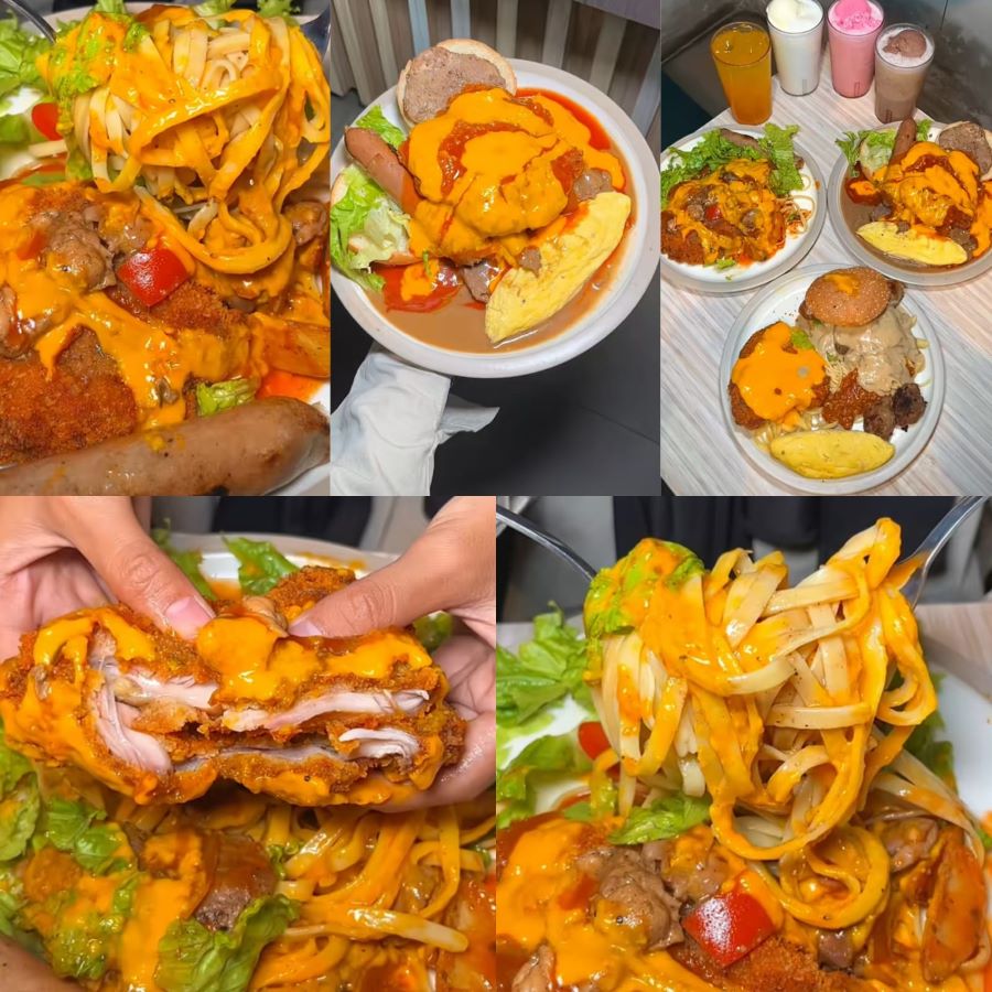 Western food ala warteg pertama di Jogja bebas pilih ala prasmanan.