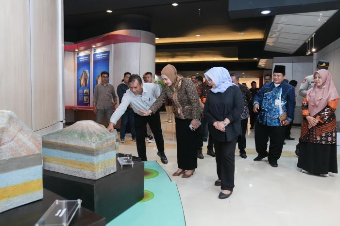SIAP BEROPERASI: Peresmian Museum Gunungapi Merapi yang usai direnovasi selama dua tahun.