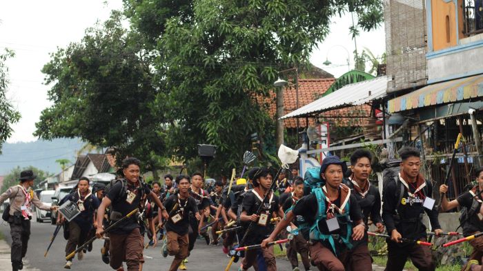 KOMPAK: Peserta kegiatan Barata ke-39 bertema Dolan Wisata Sleman yang akan menyusuri rute dolan wisata Sleman sejauh 65 kilometer.