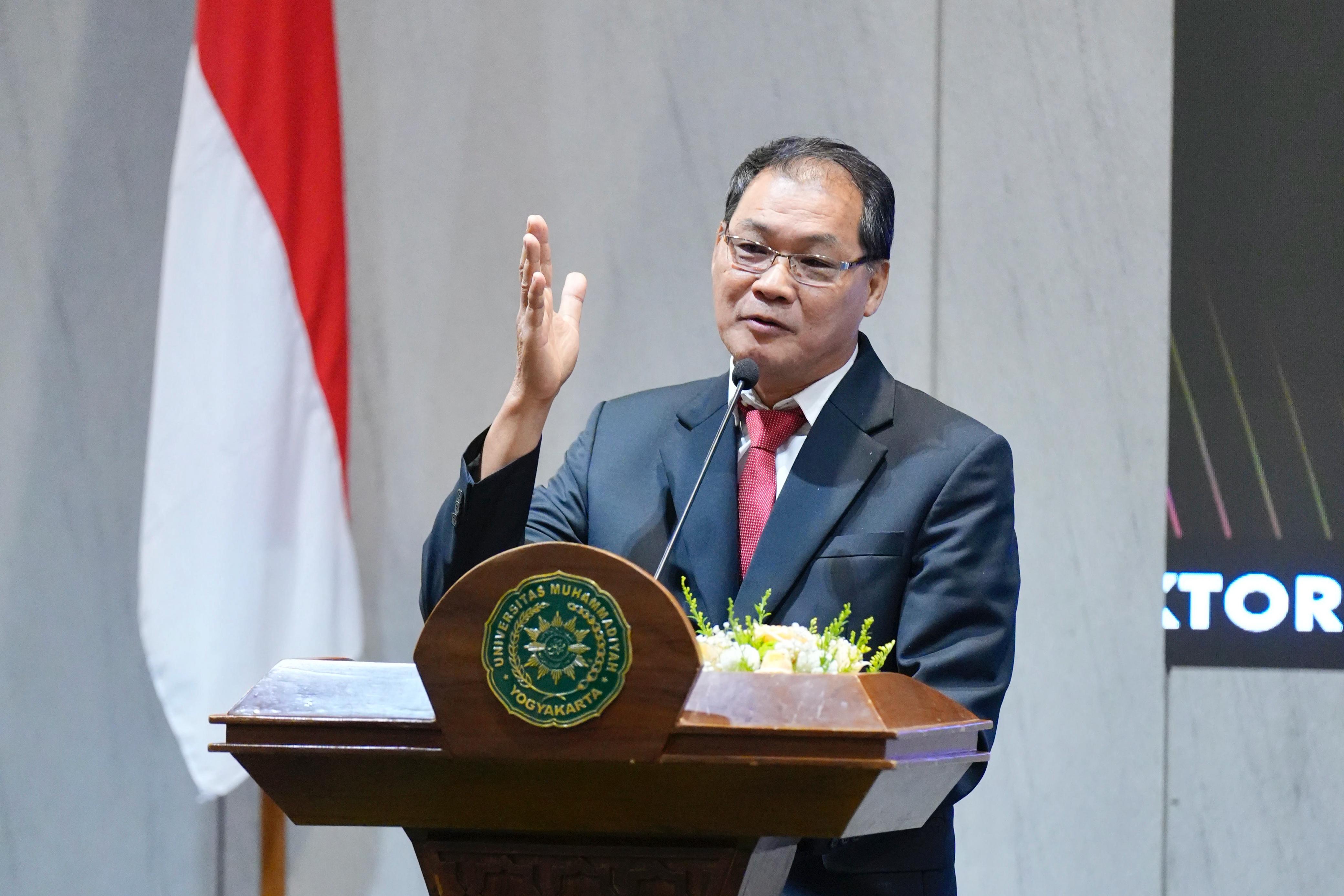 Rektor Universitas Muhammadiyah Yogyakarta (UMY) terlantik Prof Achmad Nurmandi.