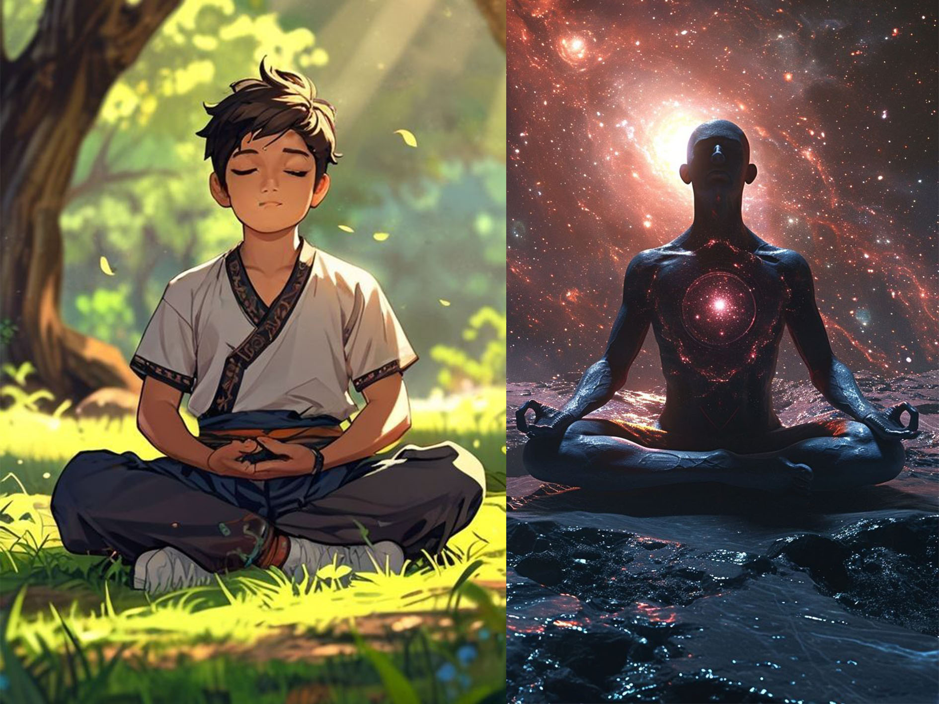 Meditasi, langkah kecil menuju keseimbangan hidup yang lebih baik.