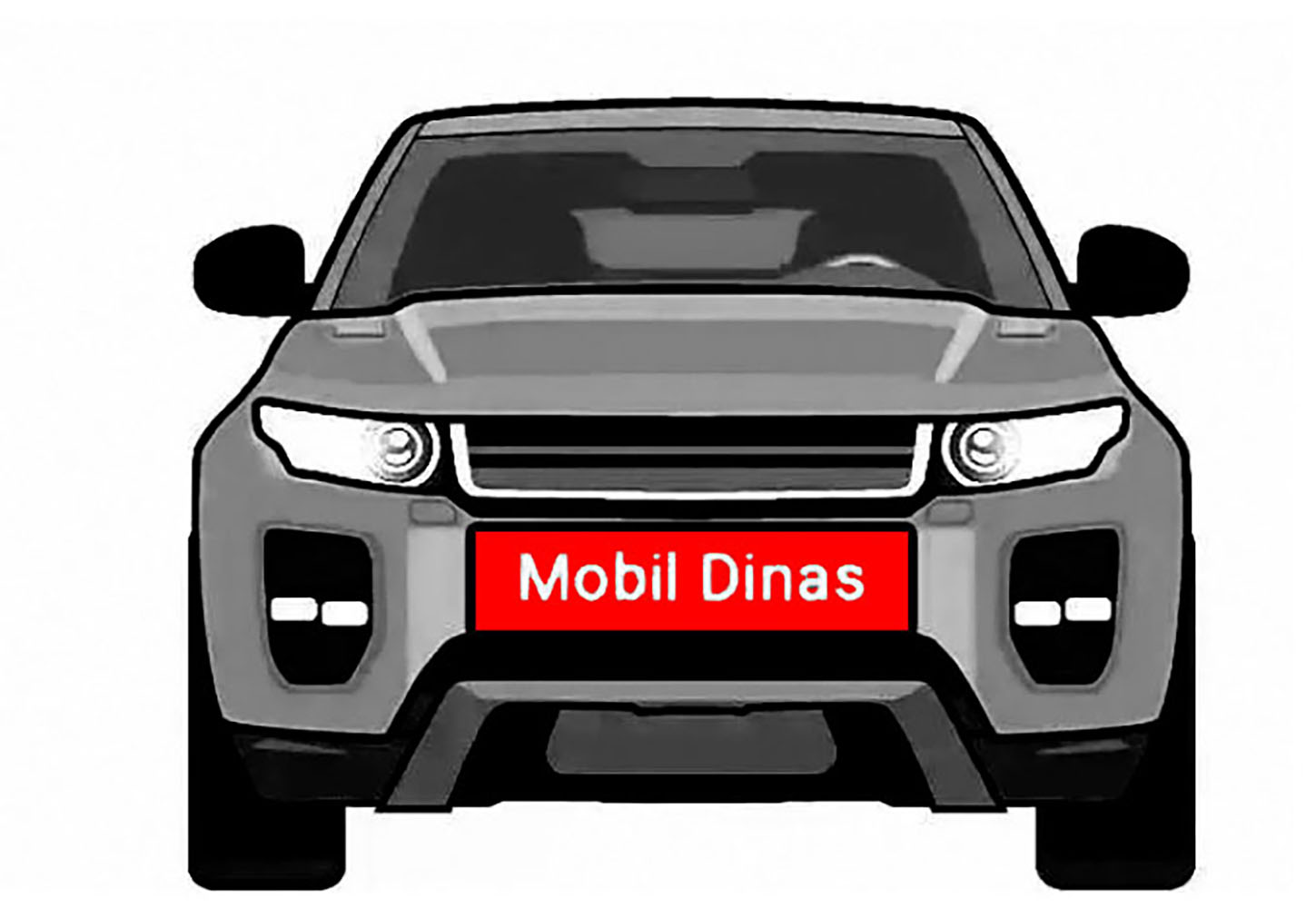 Illustrasi Mobil Dinas