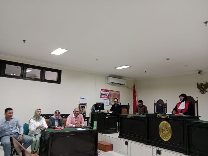 BERLANJUT: Sidang praperadilan kedua dengan pemohon Kiskandar yang digelar di Pengadilan Negeri Sleman Jumat (3/1/2025).