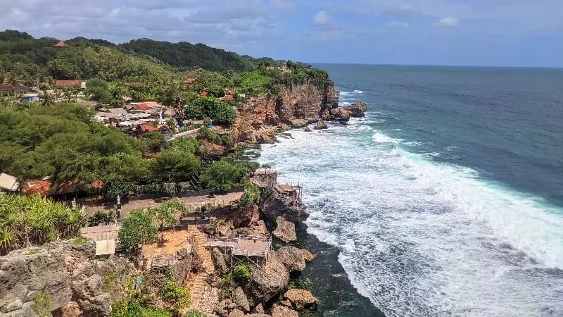 Wilayah yang termasuk KBAK yakni Pantai Ngobaran, Kalurahan Kemadang, Kapanewon Tanjungsari, Gunungkidul, Jum