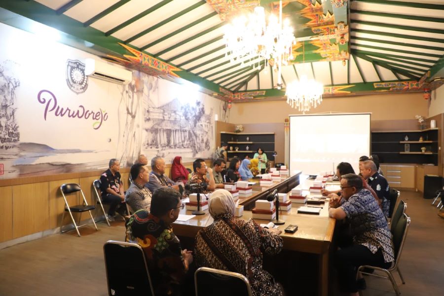 Rakor Pengenaan Sanksi Administratif Pelanggaran Tata Ruang di Kabupaten Purworejo pada, Jumat (3/1) lalu.