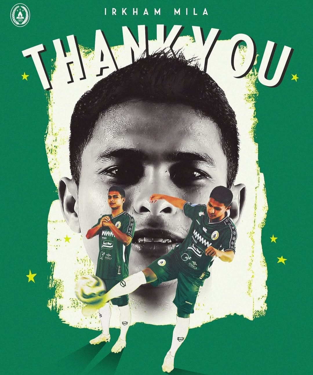 PSS Sleman umumkan perpisahan dengan Irkham Mila yang sudah memperkuat tim selama 6,5 tahun (ig pssleman)