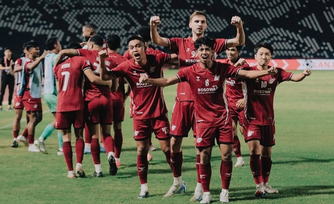 Selebrasi pemain PSM Makassar setelah kalahkan Svay Rieng di ASEAN Club Championship (ig psm)