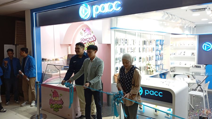 CABANG BARU: Suasana pembukaan gerai baru PACC di Galeria Mall pada Rabu (8/1/2025).