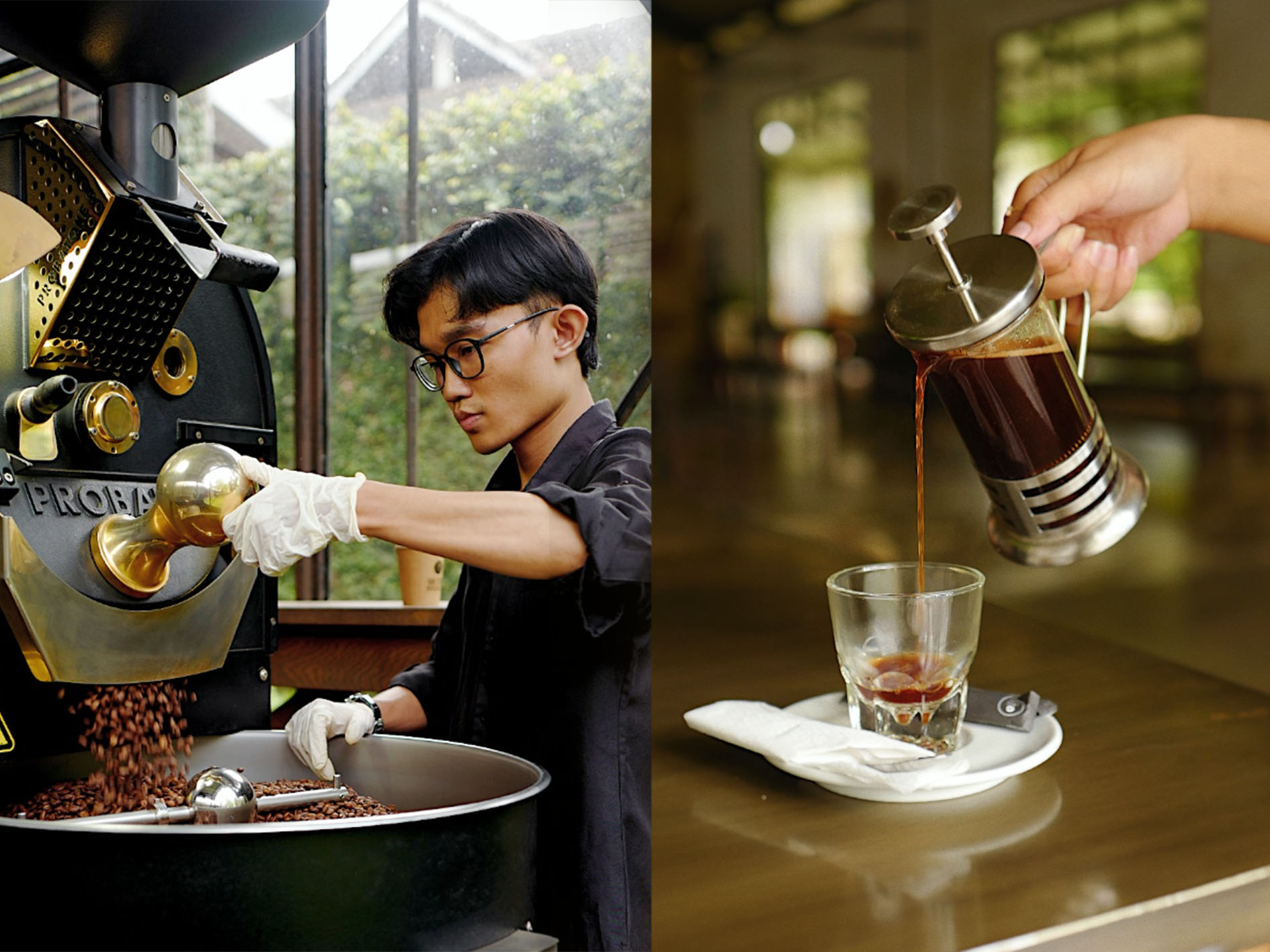 Menikmati nikmatnya kopi di Jogja.