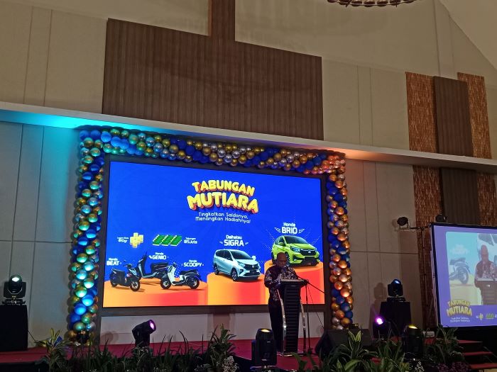 AGENDA RUTIN: Kegiatan penarikan hadiah tabungan mutiara Bank Sleman periode XVII Jumat (10/1/2025).