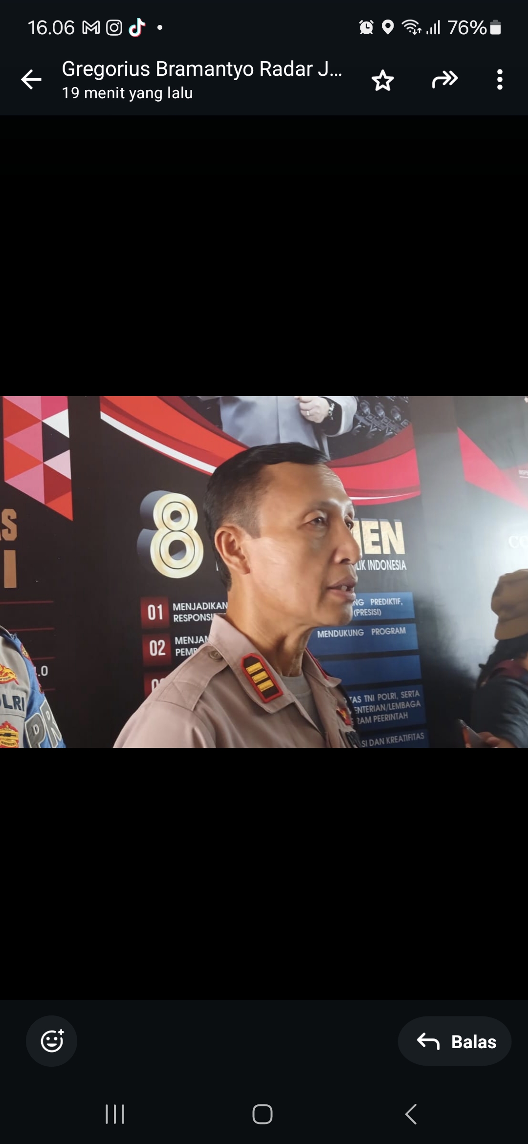 Kasi Humas Polresta Jogja AKP Sujarwo.