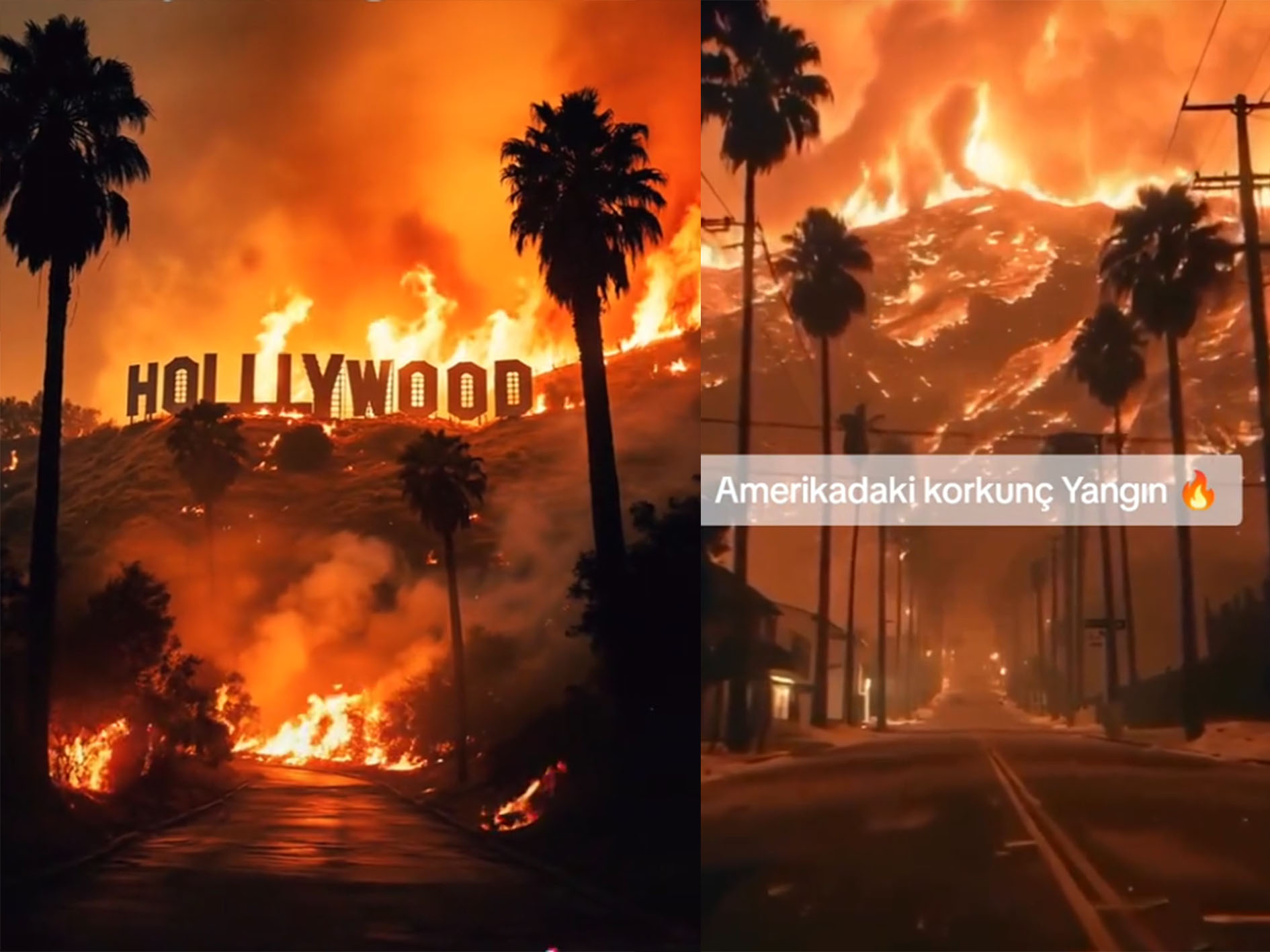 Kebakaran Landmark Hollywood.