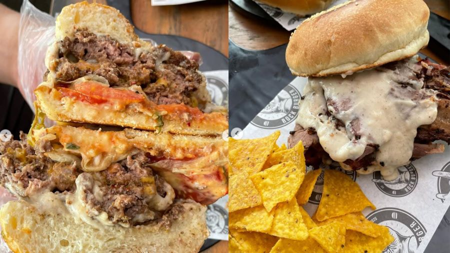 Menu burger di The Rock Burger Timoho.