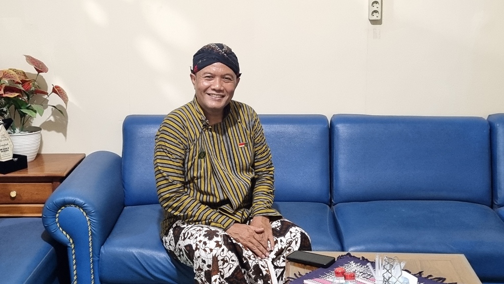 Kepala sekolah SMPN 10 Jogja Edy Thomas Suharta