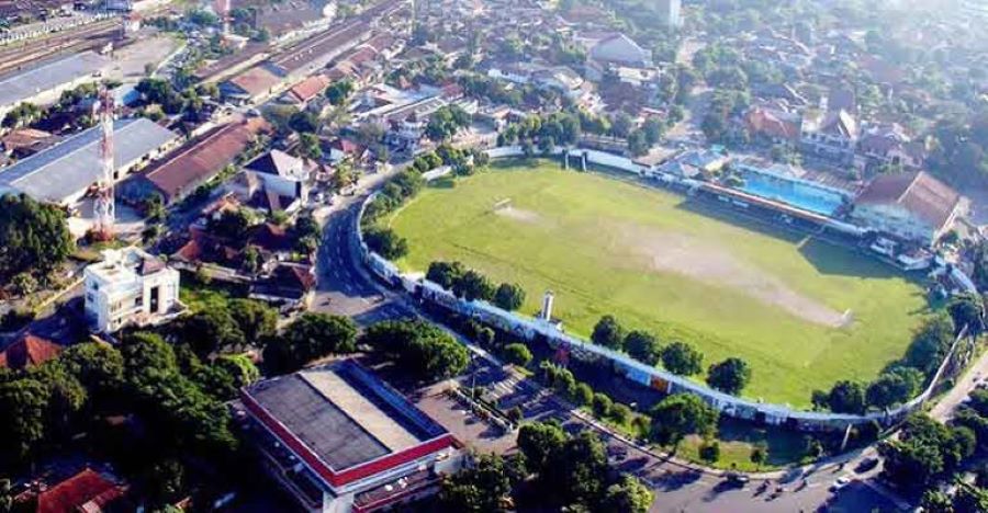 GOR Kridosono akan disulap menjadi taman hijau yang asri.