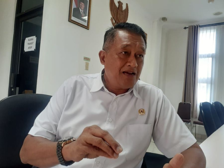 CAPTION: Ketua Komisi C DPRD Kota Jogja Bambang Seno Baskoro saat ditemui, Jumat (24/1/2025).