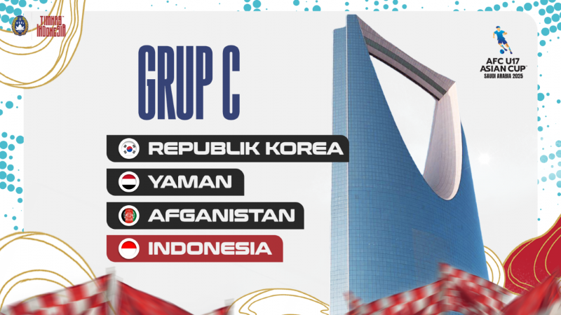 Timnas Indonesia tergabung di grup C Piala Asia U17 2025 (PSSI)