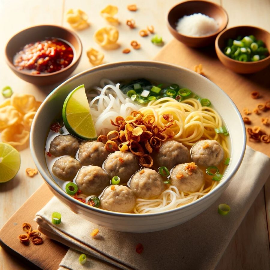 Kuliner bakso di Jogja.