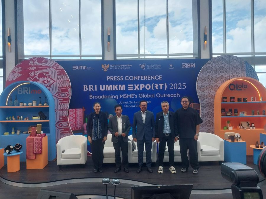 KOMITMEN TINGGI: BRI UMKM EXPO(RT) 2025 kembali digelar pada 30 Januari hingga 2 Februari 2025 di ICE BSD City, Tangerang.