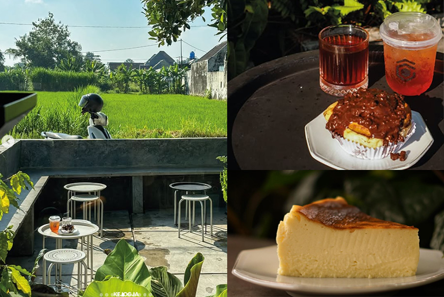 Nikmati kopi berkualitas di kafe Gimbo Coffee Roastery.