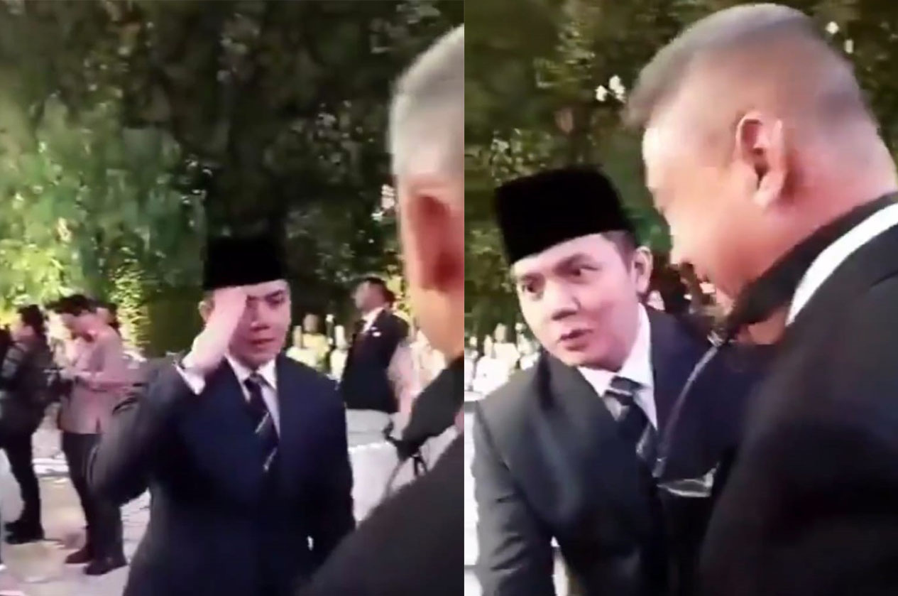 Video Mayor Teddy hormat dengan viral di media sosial.