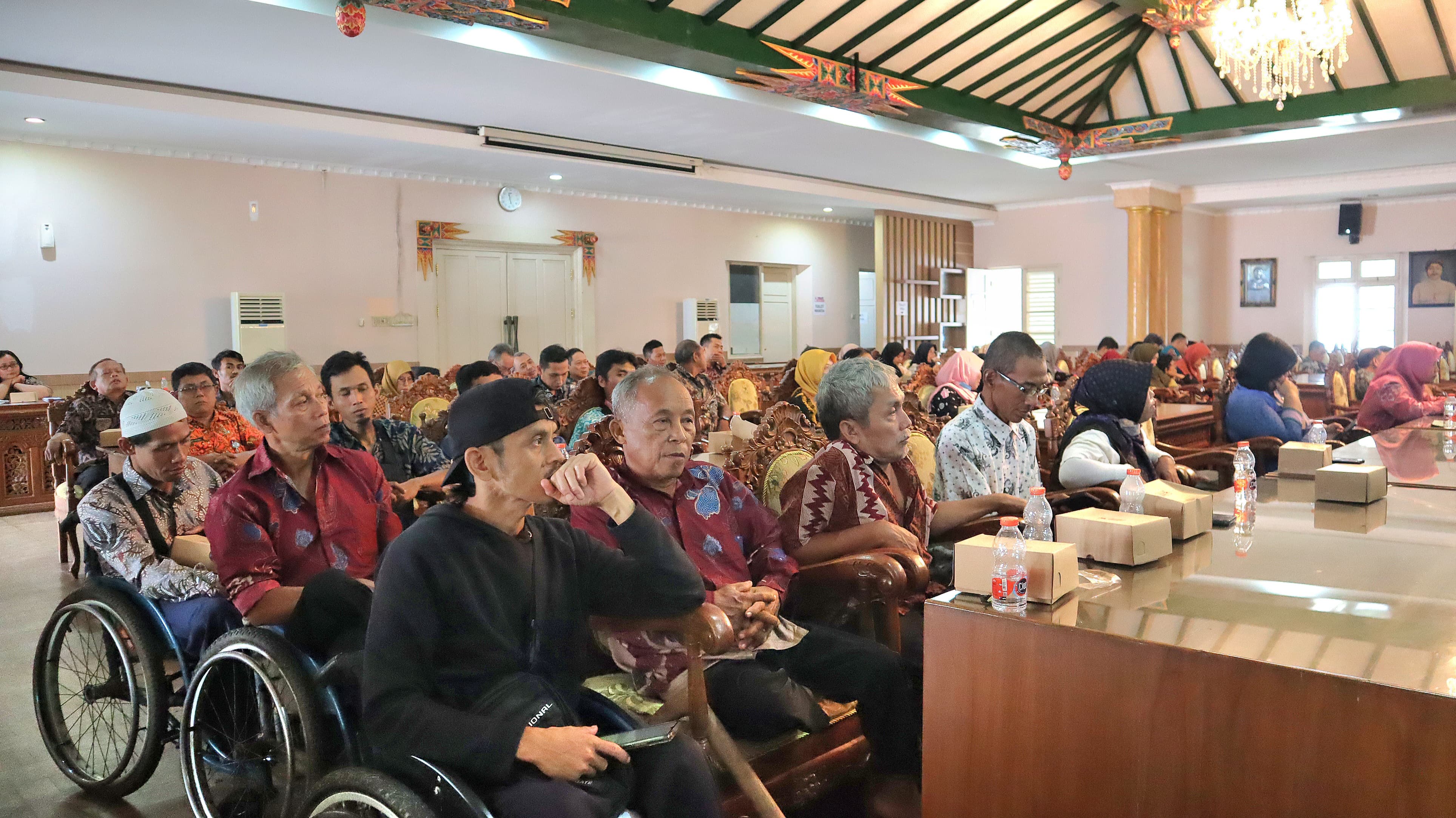 Kegiatan Diseminasi Baseline Project Every Life Matters (ELM) di Ruang Arahiwang Setda Purworejo pada Kamis (23/1).