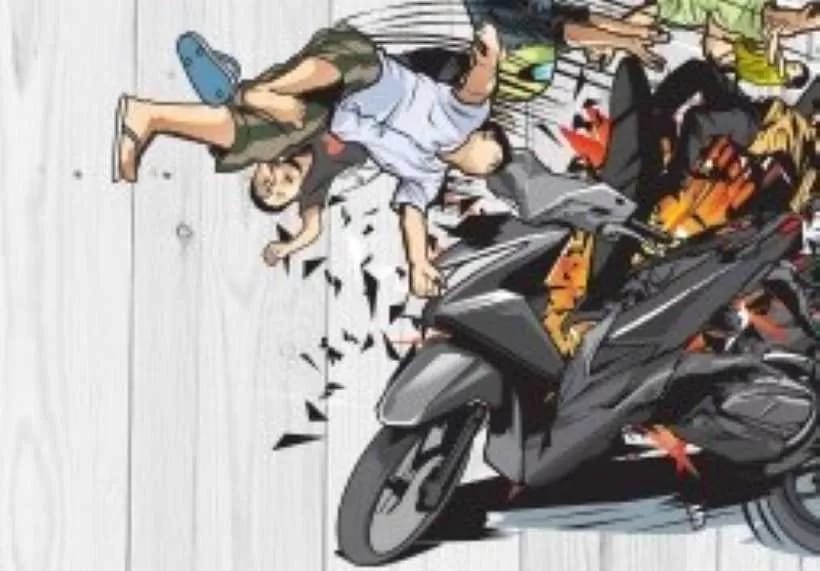 Ilustrasi kecelakan.