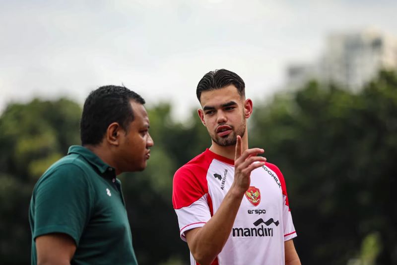 Jens Raven dipastikan tersedia bagi Timans Indonesia U20 saat bersua Suriah pada laga kedua Mandiri U20 Challenge Serie 2025. (Salman Toyibi/Jawa Pos)