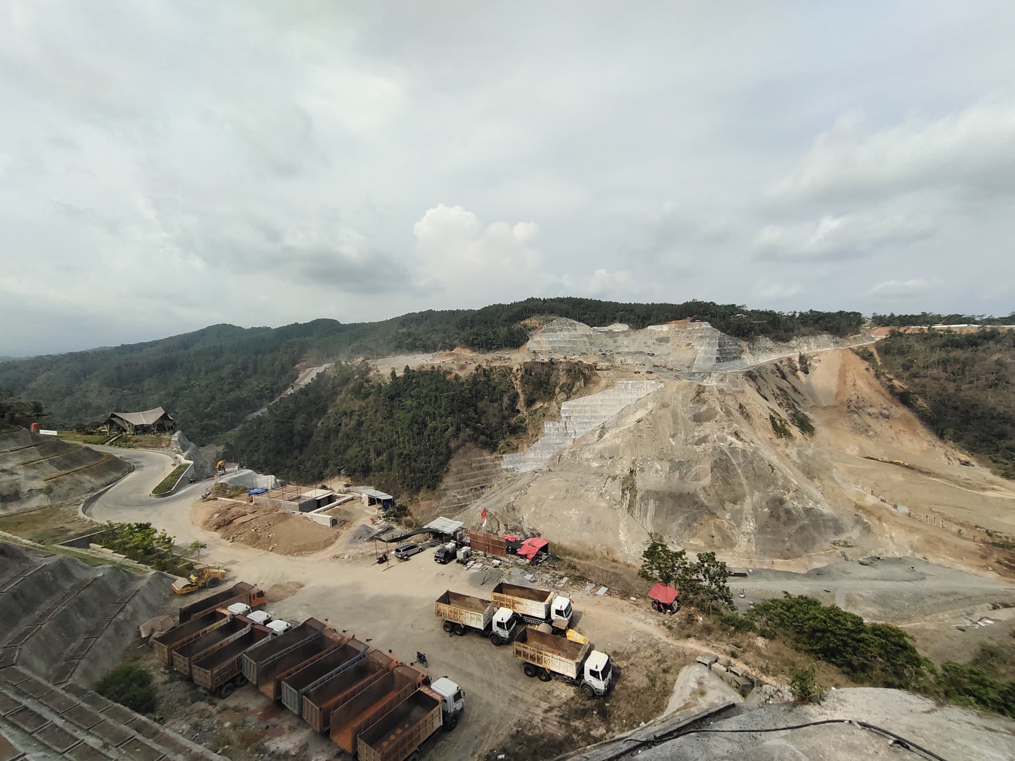 Lokasi pembangunan mega proyek Bendungan Bener di Kabupaten Purworejo.
