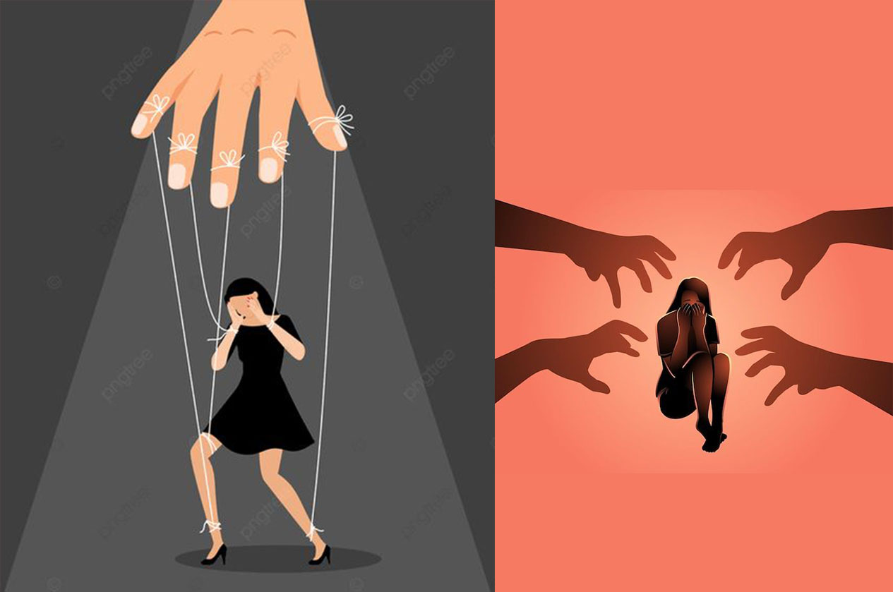 Ilustrasi kejahatan pemerkosaan.